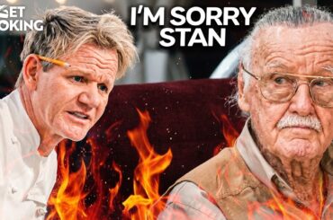 Stan Lee Dines at the Chef's Table and Witnesses Pure Chaos | Hell's Kitchen USA