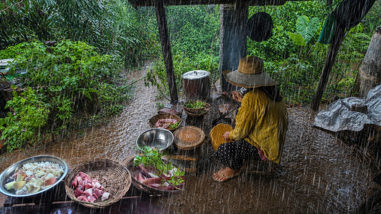 Traditional Rainy Day Cooking, Rainy Village Life & Country Recipes Traditional Rainy Day Cooking, Rainy Village Life & Country Recipes