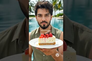 No-Bake Raspberry White Chocolate Cheesecake 🍓🤍 food #cooking #recipe #vlog #dailyvloglifestyle