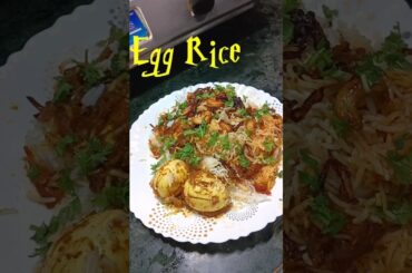 Egg Rice 😋❤️ #eggrice #egg #food #cooking #shorts
