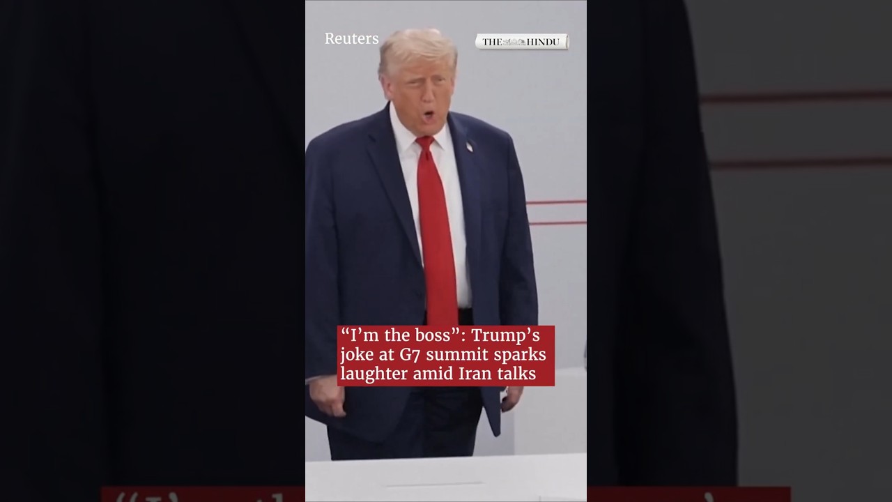 ‘I’m the boss’, Trump jokes as he sits at G7 table 'I'm the boss', Trump jokes as he sits at G7 table