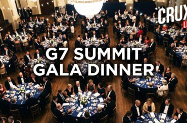 LIVE: G7 Summit Gala Dinner | French President Macron Hosts World Leaders In Evian | Trump | Modi