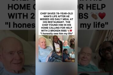 Missing One Meal Saved His Life ❤️#ChefSavesLife #ShrimpBasket #viral #trending #shorts