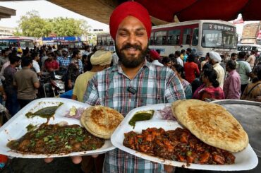 100 km Tak Supply 😍 Singh Brothers ka Traffic Jam Amritsari Lunch | Street Food India