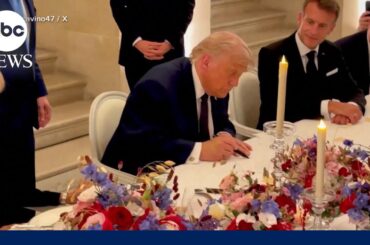 Trump signs memorandum with Iran while dining at Versailles: White House