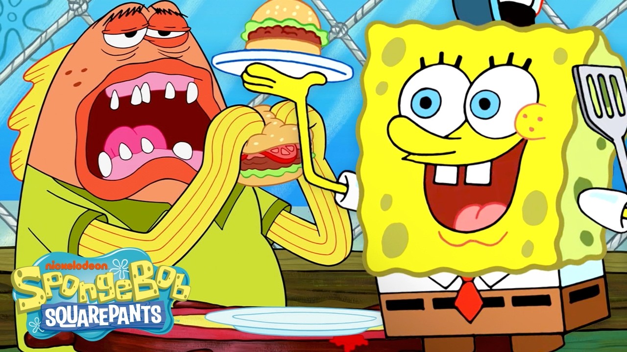 Krusty Krab Dining Experience 🍔 | 10 Minutes | SpongeBob Krusty Krab Dining Experience 🍔 | 10 Minutes | SpongeBob