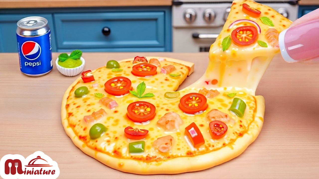 π§ So Tasty Mini Double Cheese Pizza Making Ideas | ASMR Cooking Mini Food π§ So Tasty Mini Double Cheese Pizza Making Ideas | ASMR Cooking Mini Food