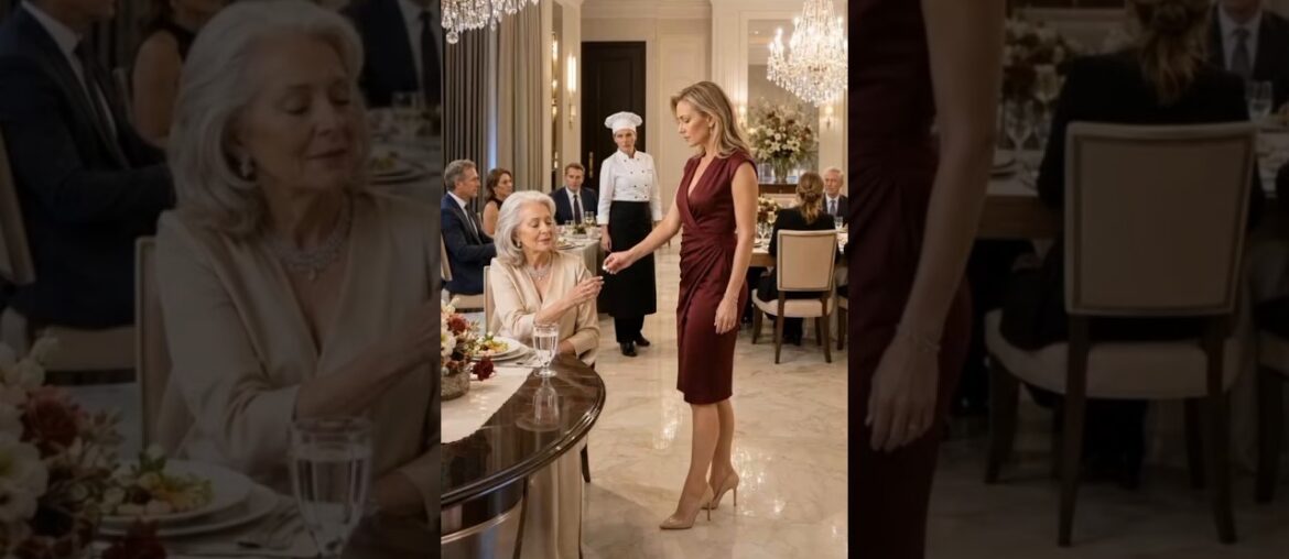 Her Daughter Handed Her a Pill... Then the Chef Yelled "STOP!" 😳
