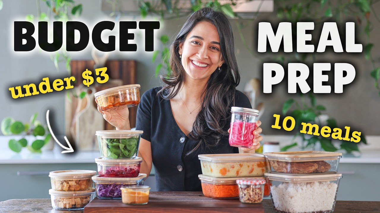 BUDGET MEAL PREP | 10 meals in 1 hour (+ FREE PDF!) π BUDGET MEAL PREP | 10 meals in 1 hour (+ FREE PDF!) π