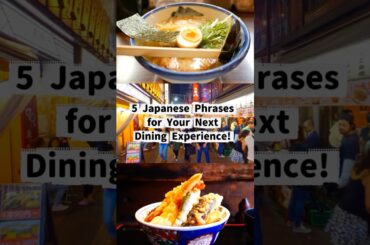 5 Japanese Phrases for Your Next Dining Experience! #japantravel #japaneseculture #fyp