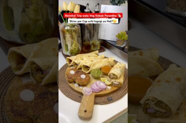 Ghar Par Banaye Hotel Jaise Veg Kebab Parantha🌯✨ #foodvlog #cooking #familydrama #shorts #kebab