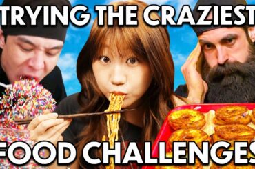 We Try The Craziest Food Challenges!