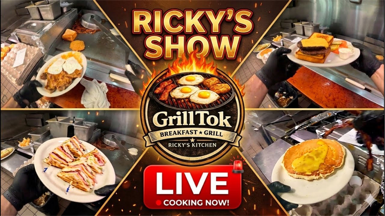 Ricky’s Breakfast Show | Live Cooking Ricky’s Breakfast Show | Live Cooking