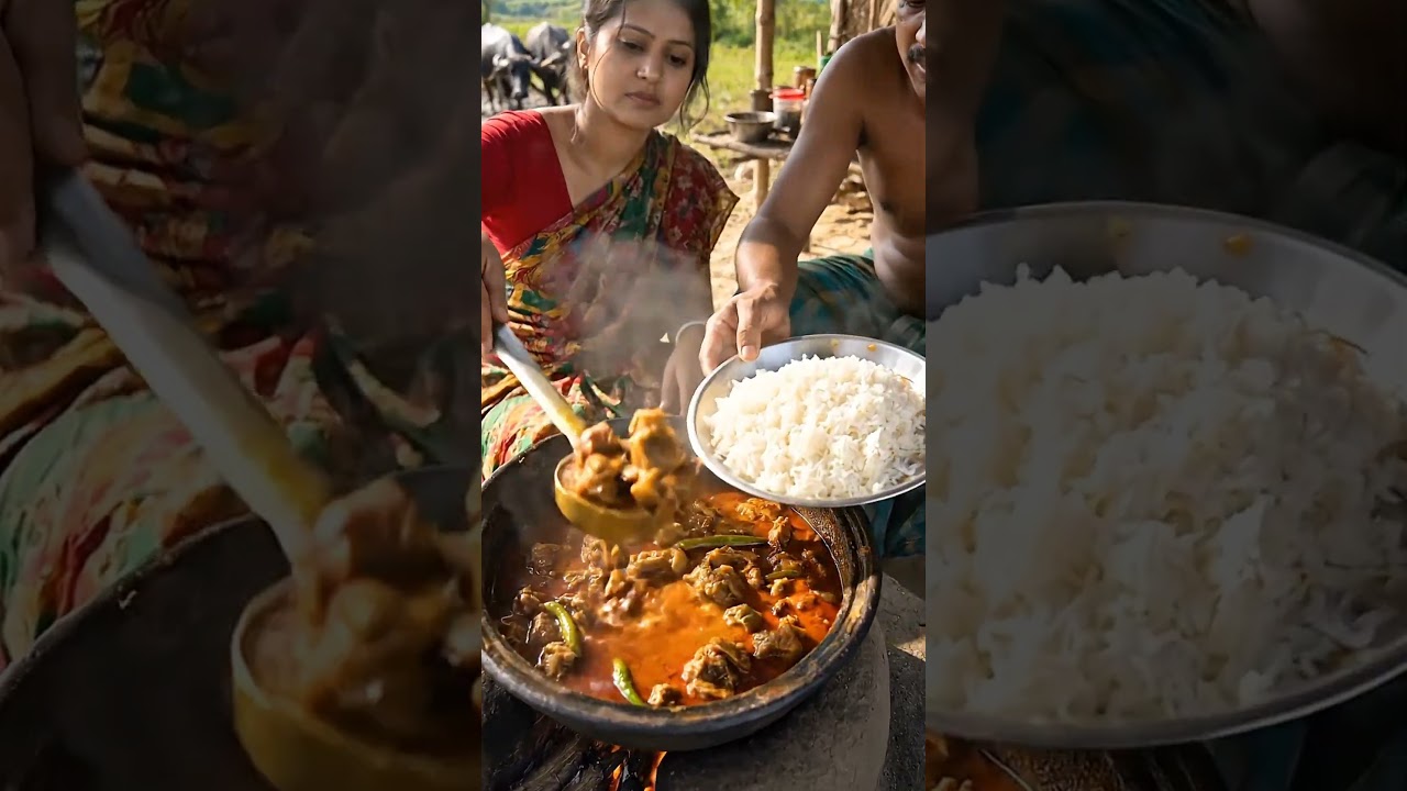 Village Style Mutton Curry Cooking | #shorts #recipe #cooking #MuttonCurry Village Style Mutton Curry Cooking | #shorts #recipe #cooking #MuttonCurry