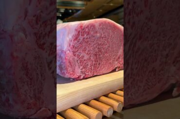 A Whole Omi Beef Striploin, Cut at the Counter   Teppanyaki Ousaka