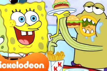 SpongeBob's BEST & Worst Krusty Krab Dining Moments! 🍔 | SpongeBob SquarePants | Nickelodeon UK