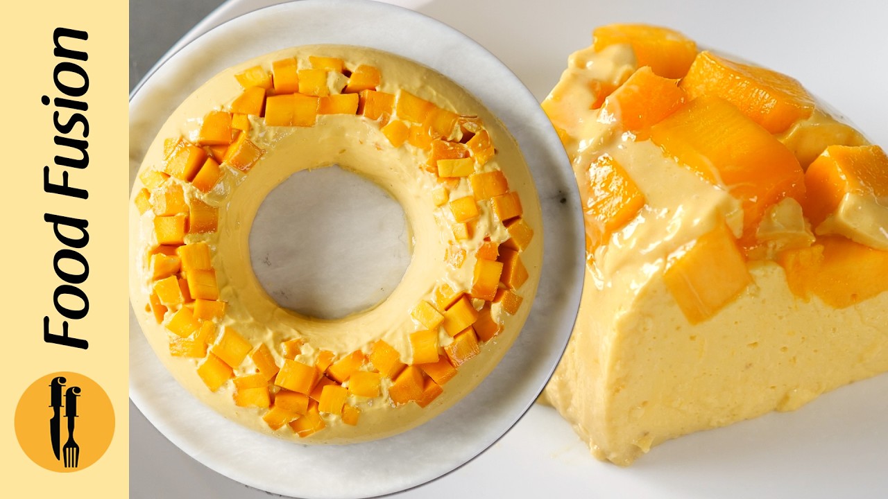 Creamy Mango Pudding Recipe by Food Fusion Creamy Mango Pudding Recipe by Food Fusion