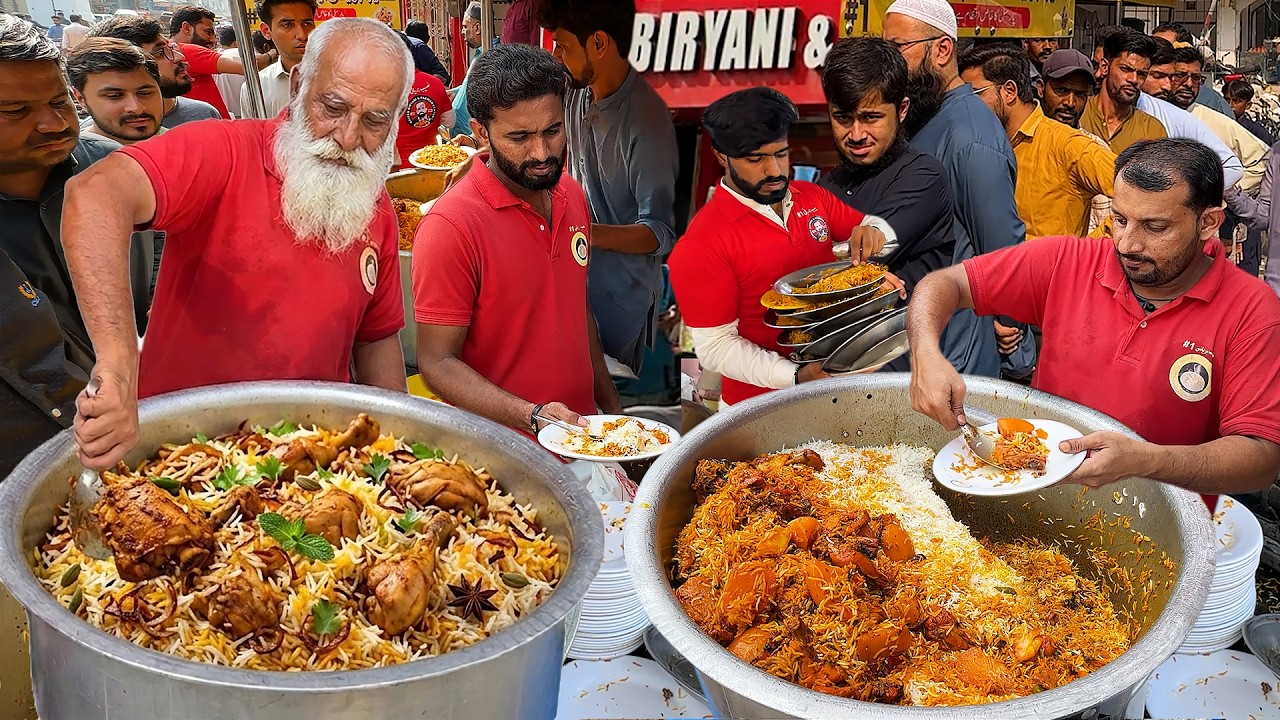 500KG CHICKEN BIRYANI SOLD DAILY! Huge Biryani Making At Pakistani Street Food 500KG CHICKEN BIRYANI SOLD DAILY! Huge Biryani Making At Pakistani Street Food