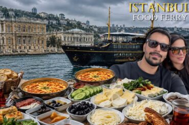 Istanbul Street Food Ferry Tour On Bosphorus, Turkey - Ep 05
