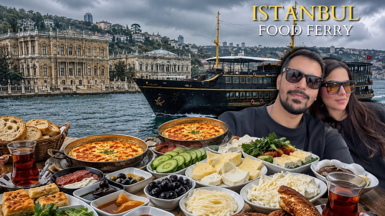 Istanbul Street Food Ferry Tour On Bosphorus, Turkey – Ep 05 Istanbul Street Food Ferry Tour On Bosphorus, Turkey - Ep 05