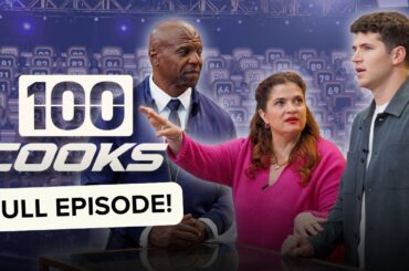 100 COOKS PREMIERE FULL EPISODE with Terry Crews, @NickDiGiovanni + Alex Guarnaschelli ‼️