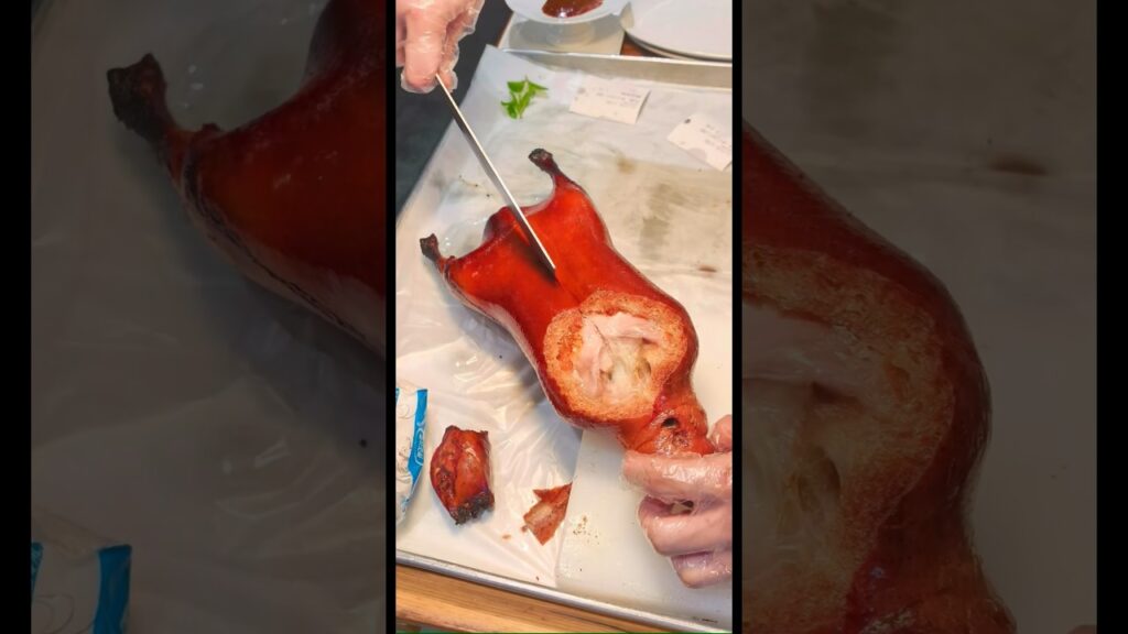 You Never Seen 🔥 Peking Duck 🦆 Skin Like This Before #usa #foryou #shorts