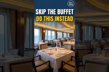NCL Main Dining Room Lunch is Actually Genius!
