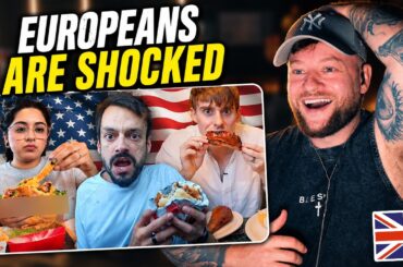 Europeans SHOCKED after trying REAL American Food for the First Time!