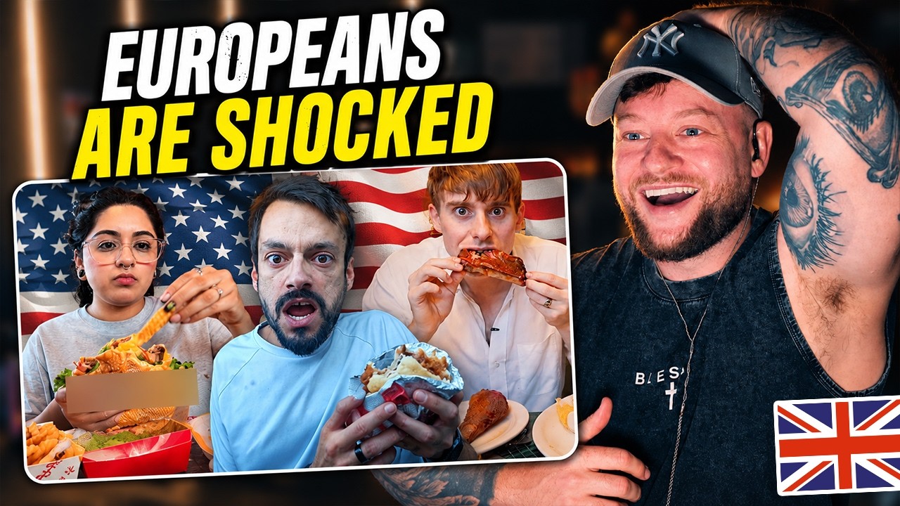 Europeans SHOCKED after trying REAL American Food for the First Time! Europeans SHOCKED after trying REAL American Food for the First Time!