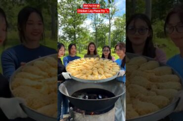Chicken Leg Piece Crispy Fry Recipe 🍗 #cooking #food #chicken #chinesefood #shorts #trending #viral