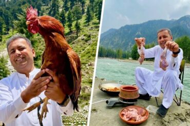 Desi Murgh Shorba Cooking in Kumrat Valley | Chicken Karahi Recipe | Kumrat Valley Village Food