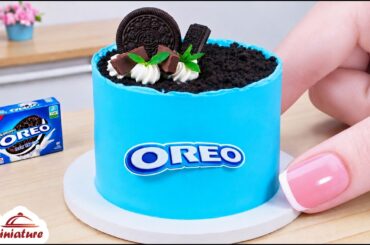 💙 Amazing Mini Blue Oreo Cake Decorating Ideas | ASMR Cooking Mini Food