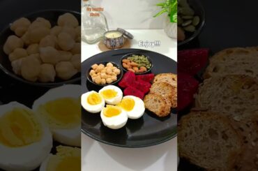 Healthy & balanced whole day meal plan ideas #shorts