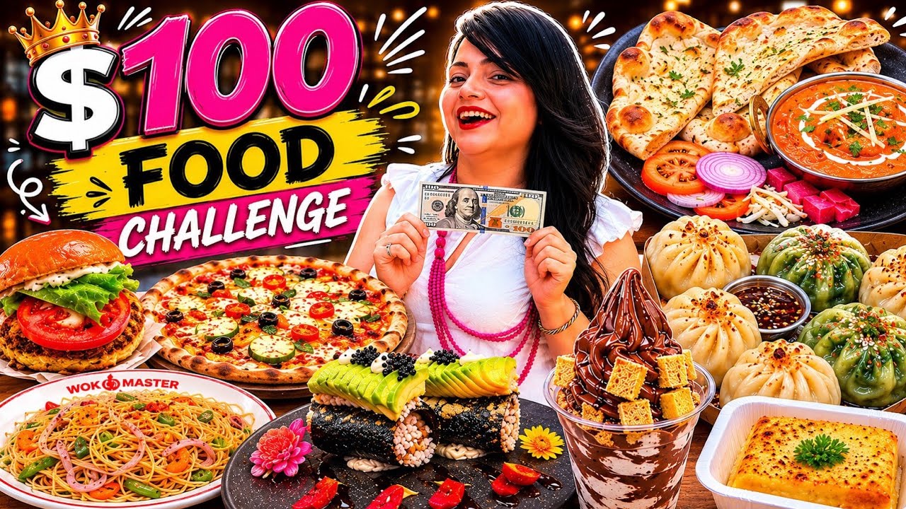 $100 Bangkok Street Food Challenge | Food Challenge $100 Bangkok Street Food Challenge | Food Challenge