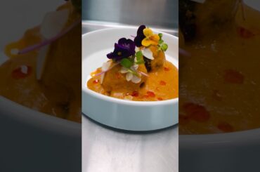 Palak Paneer, but i make it Fine Dining! 🌿🧀A modern twist on the classic Indian favorite🤯 #Shorts