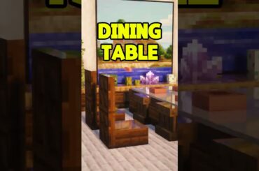 Dining Table Build in Minecraft