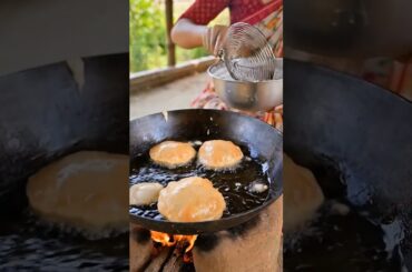 Traditional Bengali Luchi Making in Village Kitchen | #shorts #recipe #cooking #LuchiMaking