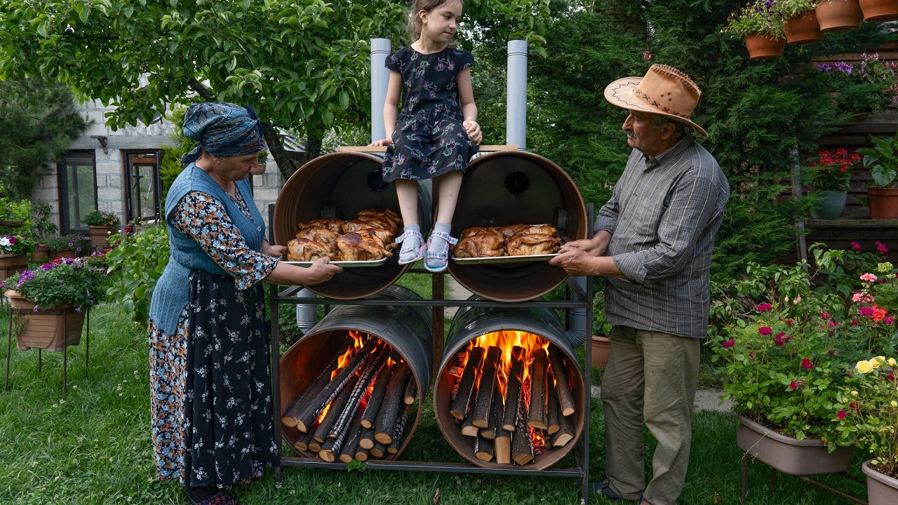 Barrel Roasted Stuffed Chicken – A Unique Village Method Barrel Roasted Stuffed Chicken – A Unique Village Method