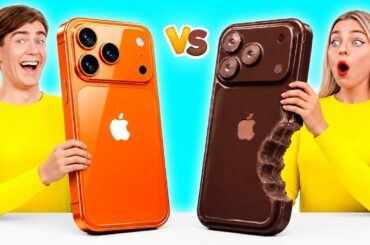 Real Food vs Chocolate Food Challenge | Crazy Food Situations by Multi DO Challenge