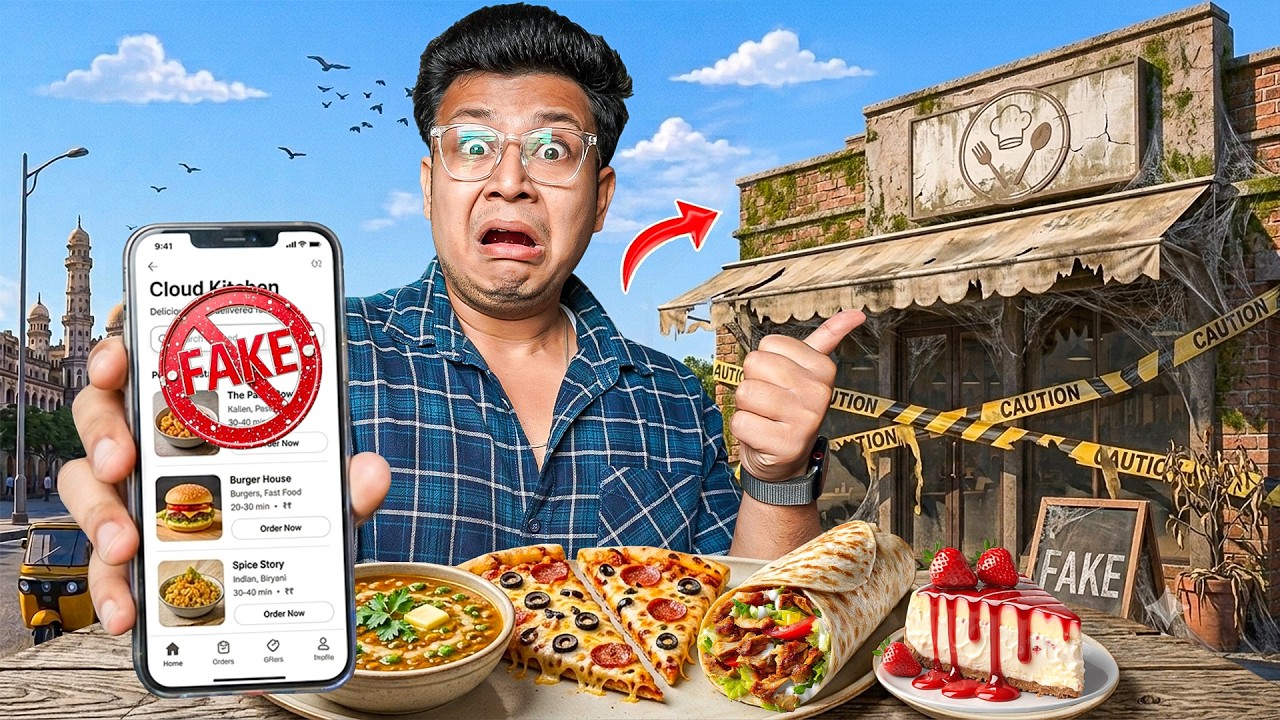 I Ordered Food Items From Fake Restaurants!!! I Ordered Food Items From Fake Restaurants!!!