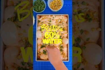I replaced focaccia water with corn stock. #cooking #bread #sourdough #recipe