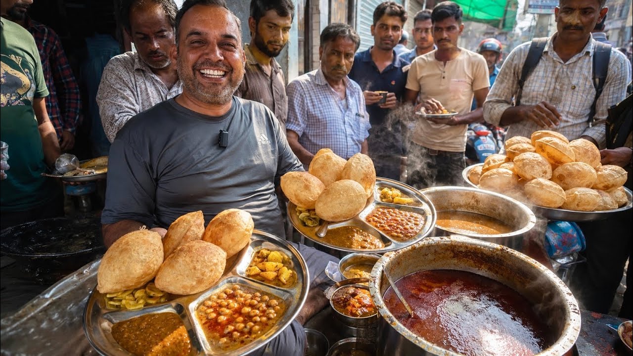 5 AM Rush 😍 Haryana ki No 1 Desi Jaat Nashta Thali | Street Food India 5 AM Rush 😍 Haryana ki No 1 Desi Jaat Nashta Thali | Street Food India