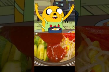 Jake's Seriously Seoulful Saucy Supper-Time Spread!🇰🇷 #shorts #jakethedog #adventuretime #koreanfood
