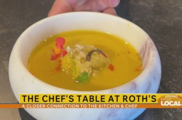 Behind the plate at Roth’s Sea & Steak
