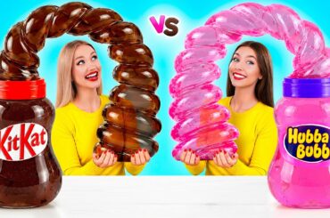 Gummy Food vs Chocolate Food Challenge | Crazy Cooking Battle by Multi DO Challenge