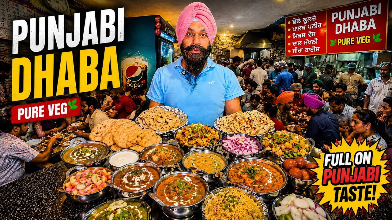 Sardar ji ki Desi Jatt Punjabi Thali 😍 Punjab ka No.1 Punjabi Dhaba | Indian Street Food Sardar ji ki Desi Jatt Punjabi Thali 😍 Punjab ka No.1 Punjabi Dhaba | Indian Street Food