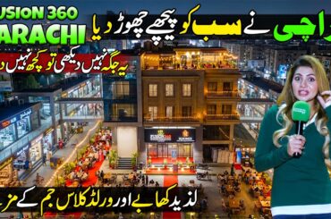 Inside Fusion 360 Karachi 😍| The City's Most Luxurious Dining Spot with Classic Jym | Hello Karachi