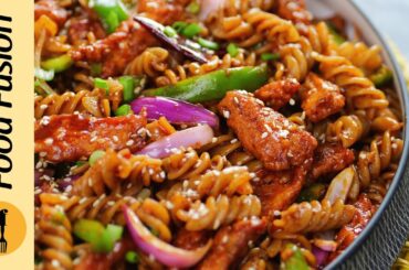 Dragon Chicken Pasta Recipe by Food Fusion