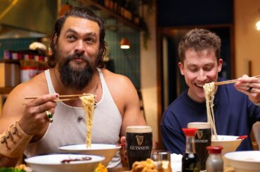 We ate Japanese Comfort Food with Jason Momoa!