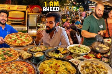 Late Night NOIDA 1AM Indian Street Food | Napoli Sourdough Pizzas, Truffle Pasta, Jumbo Juicy Momos
